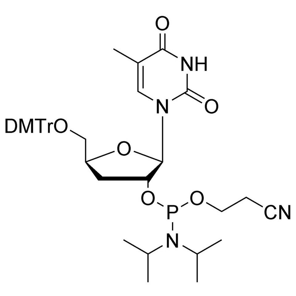 5-Me-3'-dU CE-Phosphoramidite, BULK (g), Glass Screw-Top
